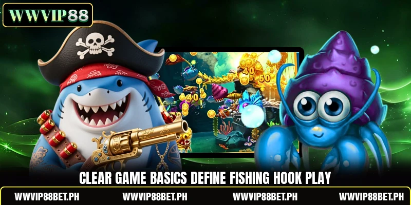 Clear game basics define Fishing Hook play Clear game basics define Fishing Hook play