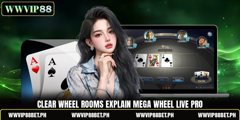 Clear wheel rooms explain Mega Wheel Live Pro Clear wheel rooms explain Mega Wheel Live Pro
