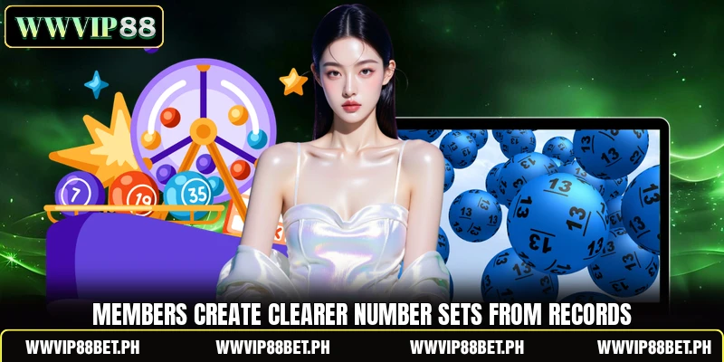 Members create clearer number sets from records