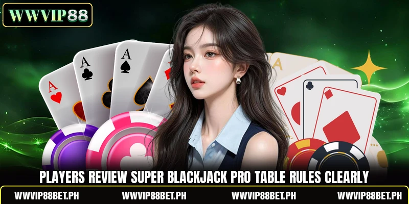 Players review Super Blackjack Pro table rules clearly Players review Super Blackjack Pro table rules clearly