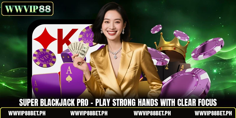 Super Blackjack Pro - Play Strong Hands With Clear Focus